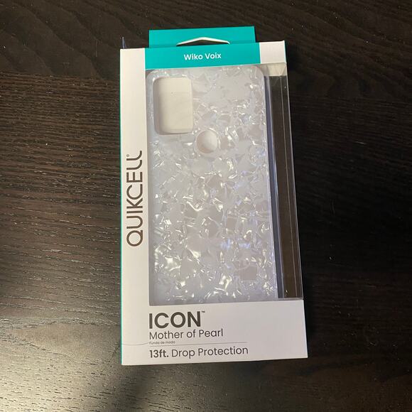 New Quikcell Wiko Voix ICON Fashion Case - Mother of Pearl - Picture 2 of 7